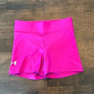 Under Armour Hot Pink Women's Workout Bike Shorts